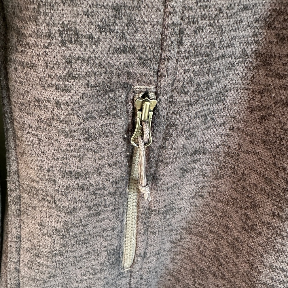 The North Face Women's Charcoal Ribbed  Hooded Jacket - Picture 5 of 7